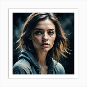 Portrait Of A Young Woman 8 Art Print