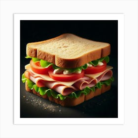 Ham Sandwich Art Print