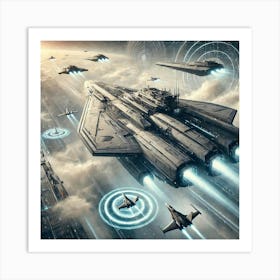 Tempest Class Carrier Fleet Support Art Print