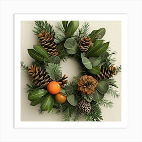 Christmas Wreath 3 1 Art Print