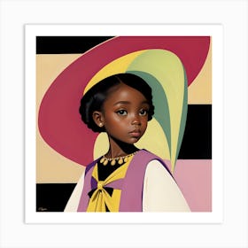 'A Little Girl' Art Print