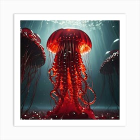 Red Jelly 4 Art Print