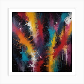 Splatters 3 Art Print