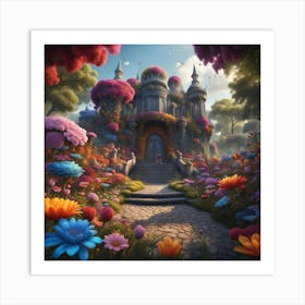 Fairytale Castle Art Print