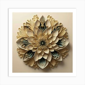 Paper Flower 5 Art Print