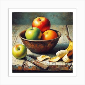 Apples In A Bowl Art Print