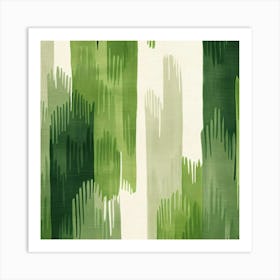 Green Leaves Art Print