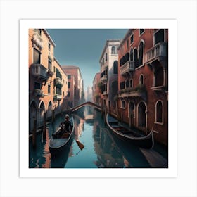 Venice Canal Art Print