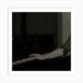 Lady At The Piano 2 Art Print