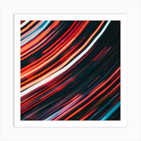 Abstract Blurred Lights Art Print