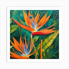 Flower of Bird of Paradise 6 Art Print