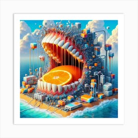 DMT ai art 021 Art Print