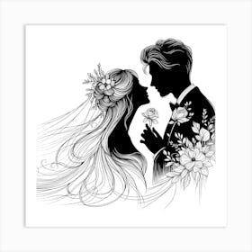 Creative Love And Relationship Illustration 52 Art Print