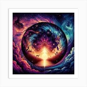 Psychedelic Painting Art Print