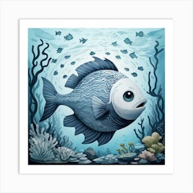 Fish In The Sea 1 Art Print