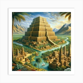 Tower Of Babylon80 Art Print