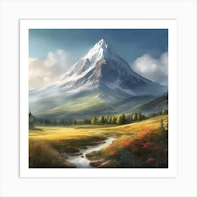 Mountain Landscape Art Print