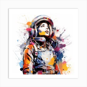 Space Girl Art Print