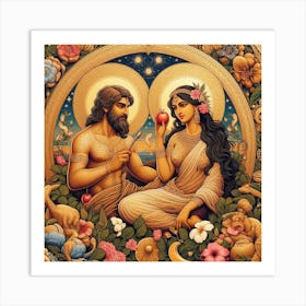 Saturn And Venus Art Print