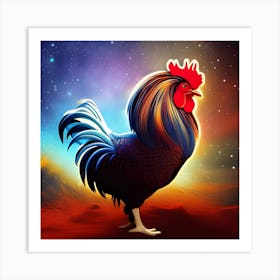 The Rooster Art Print