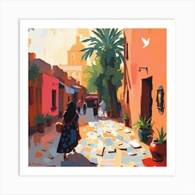 Marrakech Street Art Print