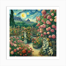 Rose Garden 1 Art Print