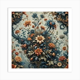 Floral Painting Art Print