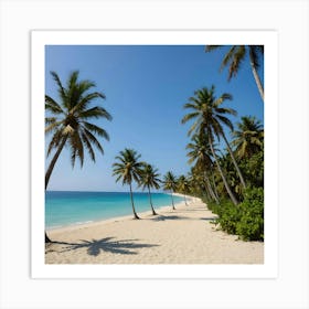 Tropical beach photography Art Print