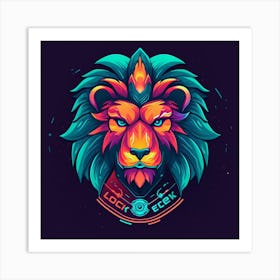 Lion Head 4 Art Print