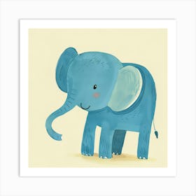 Charming Illustration Elephant 2 Art Print