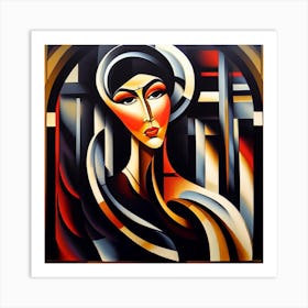 Abstract Of A Woman 1 Art Print