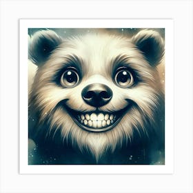 Happy Panda Art Print