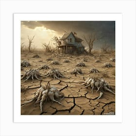 House In The Desert 4 Art Print