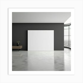 Blank Wall Art Print