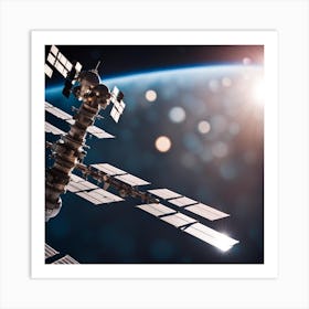 International Space Station Art Print