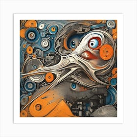 Abstract Painting 9 Art Print