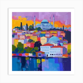 Abstract Travel Collection Istanbul Turkey 1 Art Print