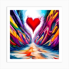 Heart Of Love Art Print