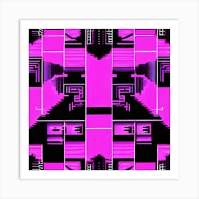 Pixel Art Art Print