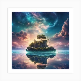 Island In The Sky Art Print