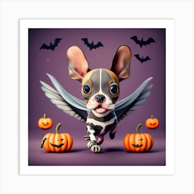 Halloween Dog Art Print