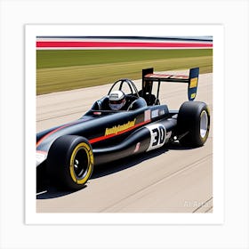 F1 dragsters Art Print