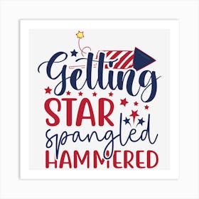 Getting Star Spangled Hammered 01 Art Print