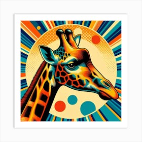 Giraffe 10 Art Print