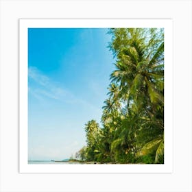 Beach In Thailand Art Print