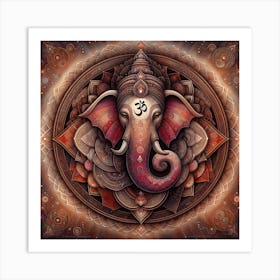 Ganesha 10 Art Print