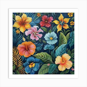 Tropical Vibrance (3) Art Print