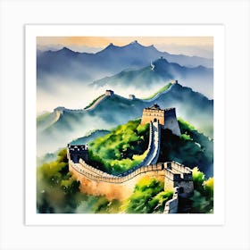 Great Wall Of China Art Print