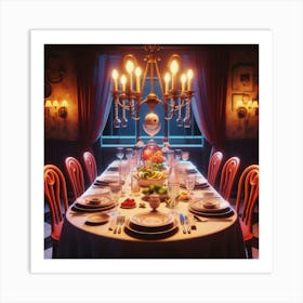 Dining Room Table Art Print