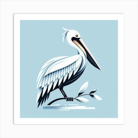 Minimalist, Pelican 4 Art Print